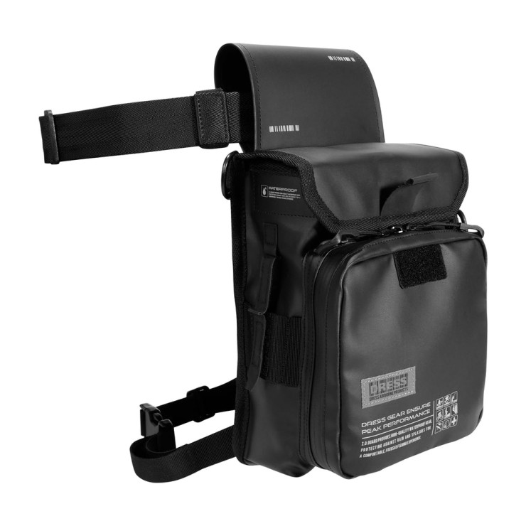 Сумка Dress Tactical Shield Leg Bag AIRBORNE Fishing Black, One Size