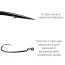 Крючки офсетные CF Big game offset hook #1/0 - серебристый