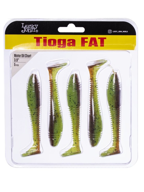 Силиконовая приманка Lucky John Pro Series Tioga FAT 3,9in - 100мм - Z15