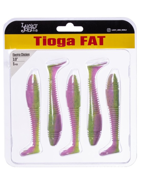 Силиконовая приманка Lucky John Pro Series Tioga FAT 3,9in - 100мм - T92