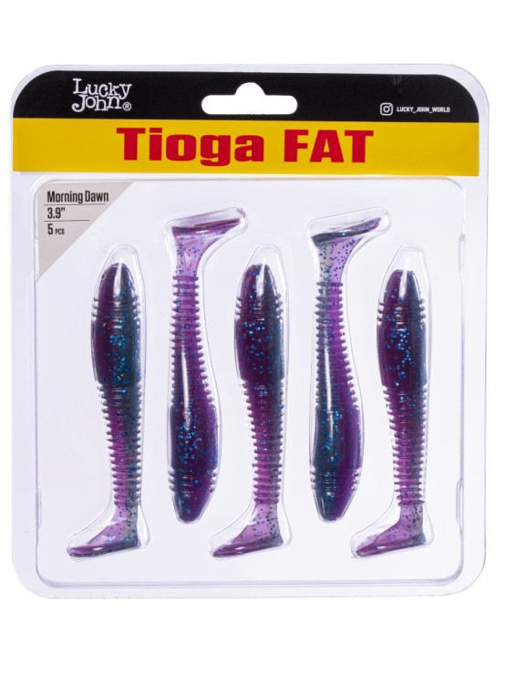 Силиконовая приманка Lucky John Pro Series Tioga FAT 3,9in - 100мм - T91