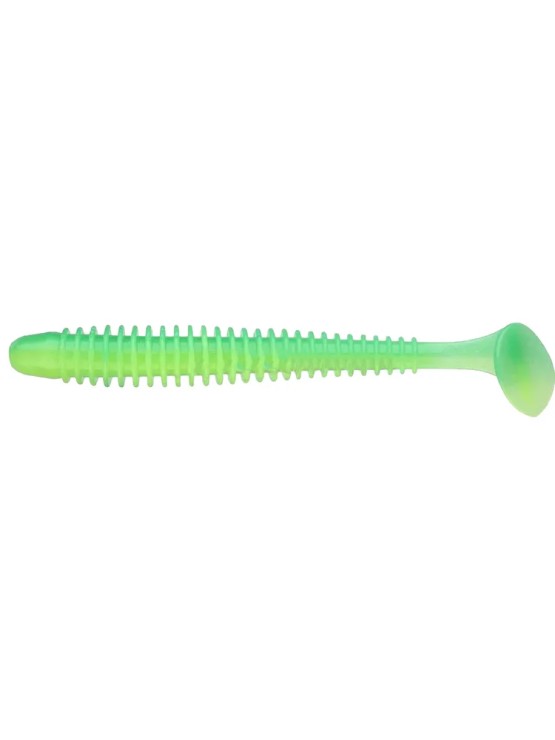 Силиконовая приманка Keitech Swing Impact 3in - 75мм - EA#11 Lime Chartreuse glow