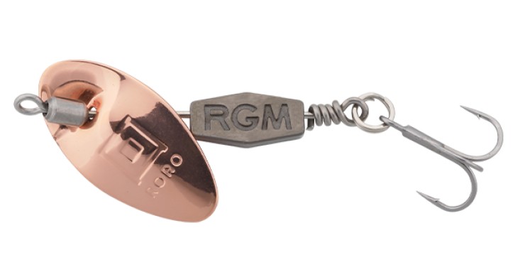 Вращающаяся блесна Rooster Gear Market RORO 4,8гр - copper black