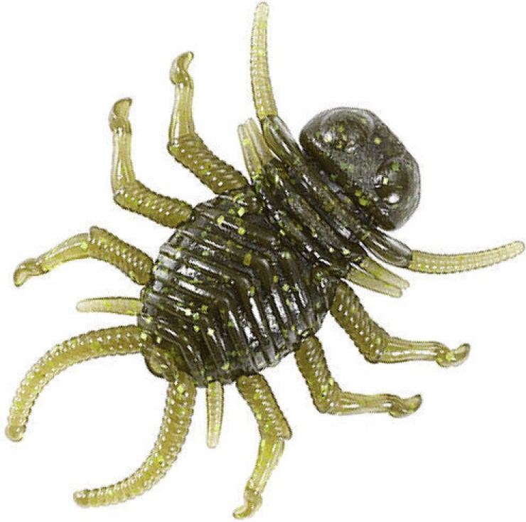 Силиконовая приманка DUO Realis Dekaninmushi 1,9in47мм - #F617 Green Pumpkin Chart Sparkling