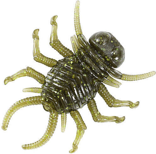 Силиконовая приманка DUO Realis Dekaninmushi 1,9in47мм - #F617 Green Pumpkin Chart Sparkling