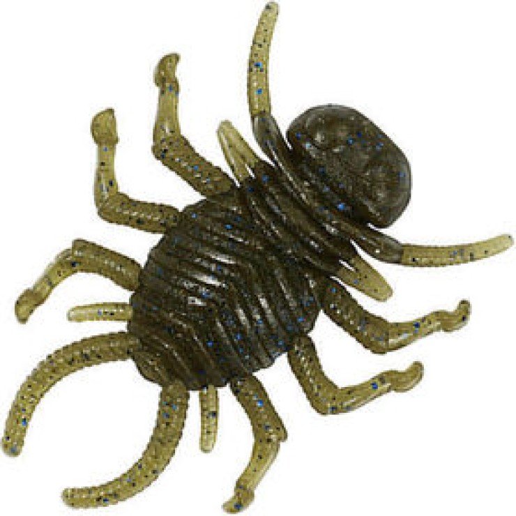 Силиконовая приманка DUO Realis Dekaninmushi 1,9in47мм - #F034 Light Green Pumpkin Blue Flake