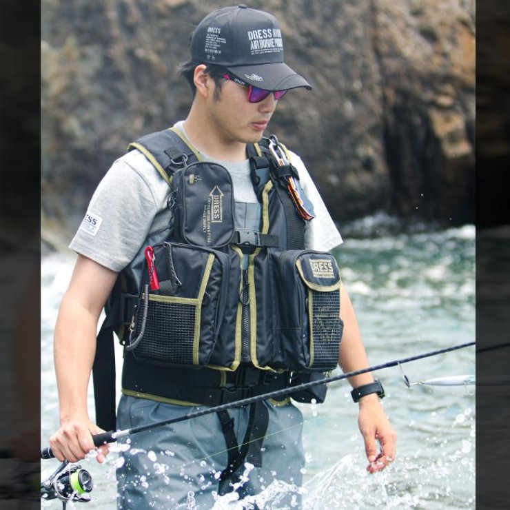 Жилет Dress Floating Game Vest AIR with Supporter One Size - Black