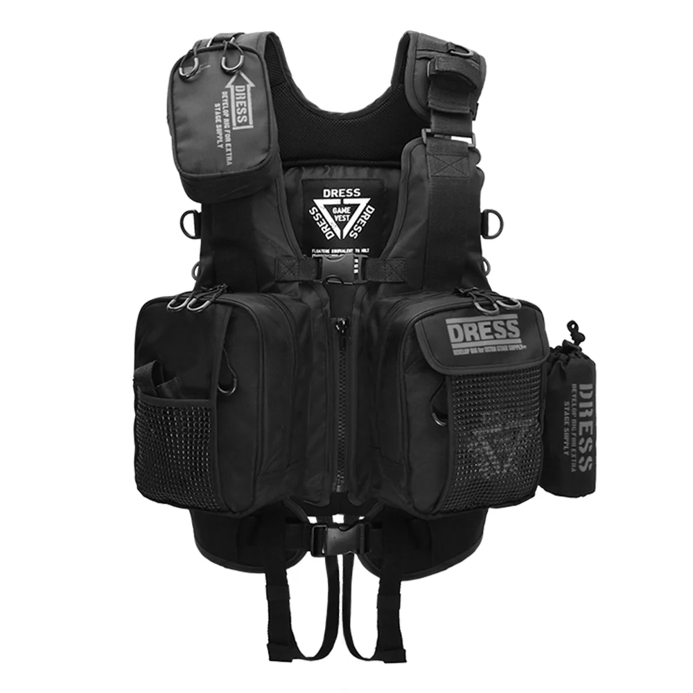 Жилет Dress Floating Game Vest AIR with Supporter One Size - Black