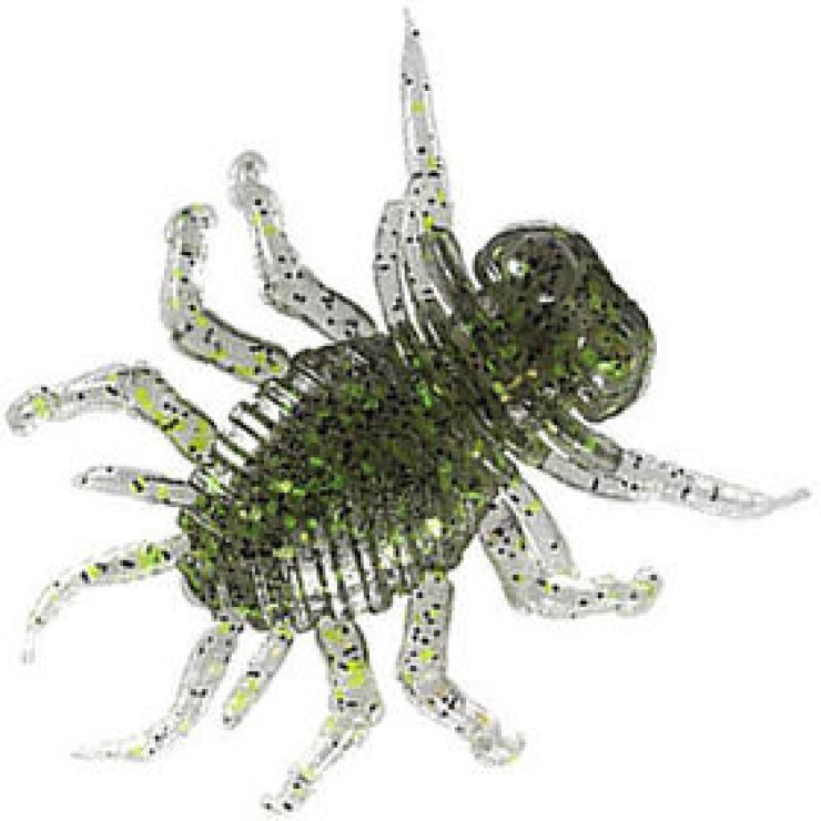 Силиконовая приманка DUO Realis Ninmushi 1,5in38мм - #F619 Smoke Chart/Glow Flake