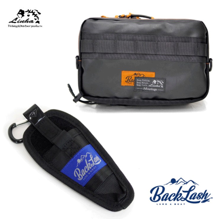Сумка Linha × BackLash Body Bag + BackLash Pliers Holder Set Black, One Size
