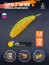 Силиконовая приманка Jiggalo Chika 2in - 50мм - лайм
