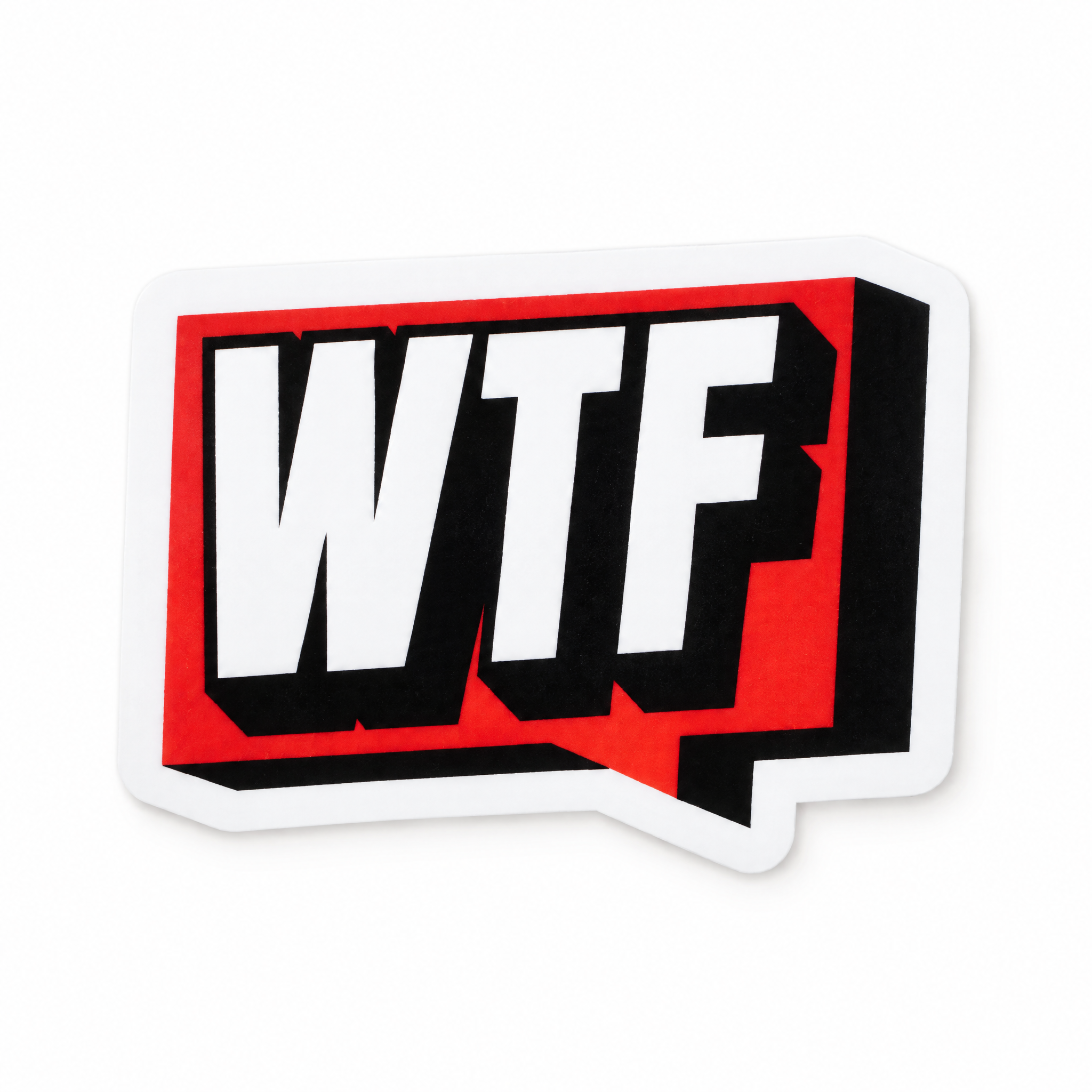 Наклейка WTFish Logo (красный) арт: WTF-LOGO-RD