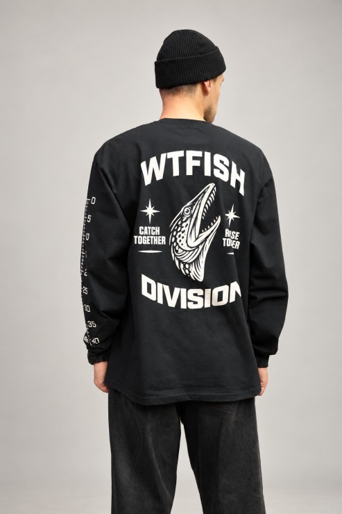 Лонгслив WTFish Division XXL (черный) арт: WTF-DVSL-BLK-XXL