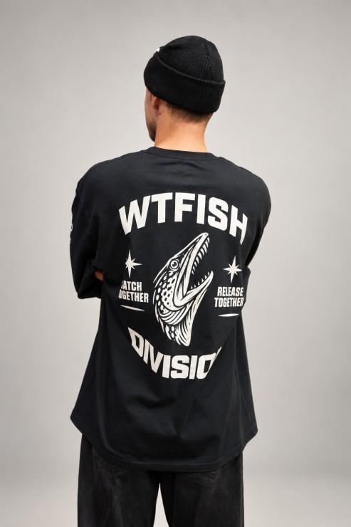 Лонгслив WTFish Division M (черный) арт: WTF-DVSL-BLK-M