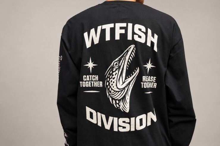 Лонгслив WTFish Division M (черный) арт: WTF-DVSL-BLK-M