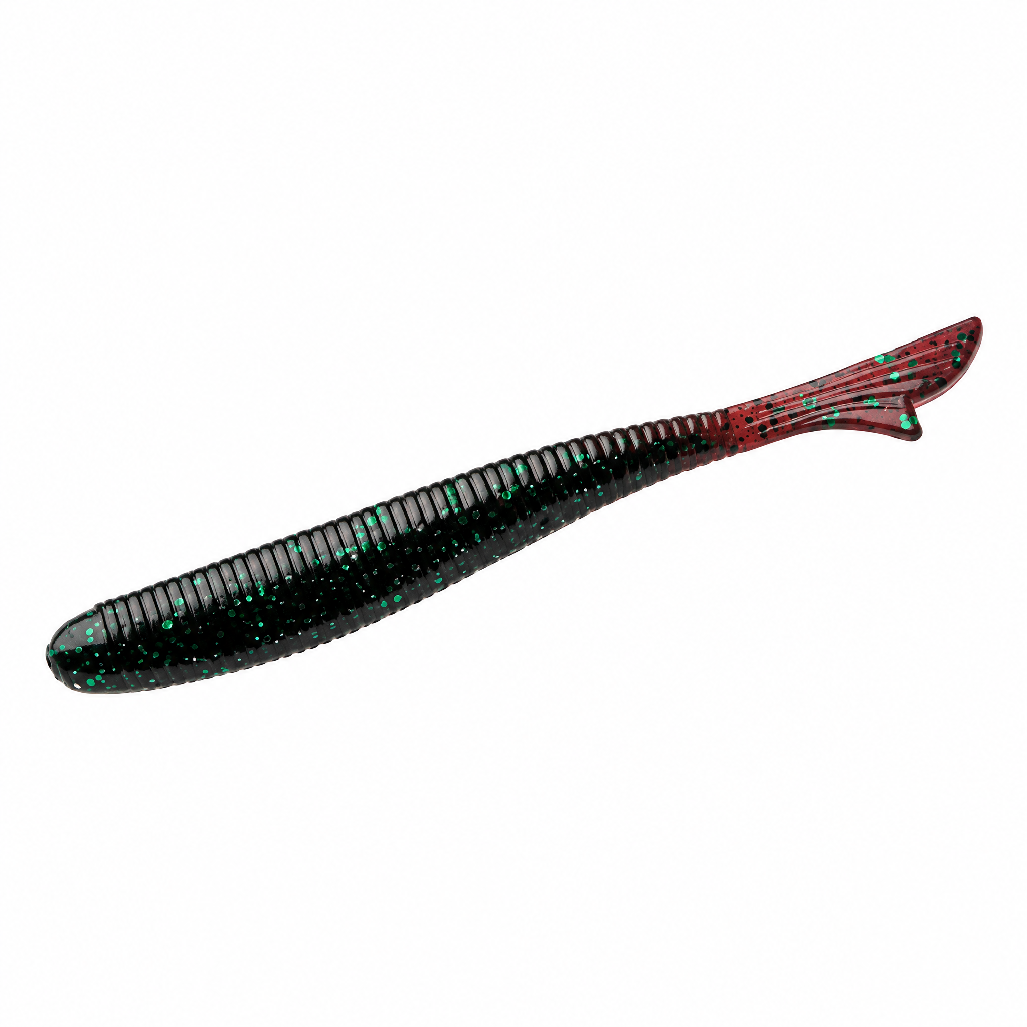 Силиконовая приманка Bait Breath U30 Fish tail 2in - 50мм - #156 Junebug/Green