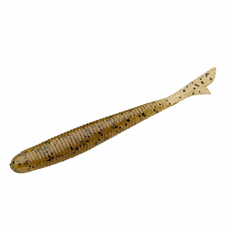 Силиконовая приманка Bait Breath U30 Fish tail 2in - 50мм - #120 Green Pumpkin/Seed