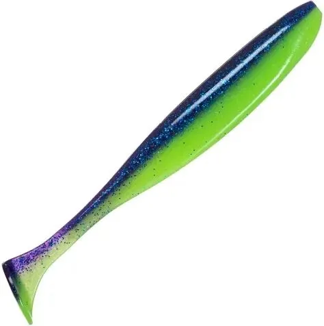 Силиконовая приманка Keitech Easy Shiner 4in - Violet Lime Belly