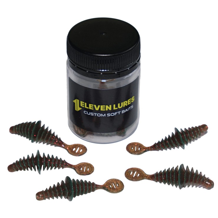 Силиконовая приманка Eleven Lures Sign 2in50мм - Motor Oil