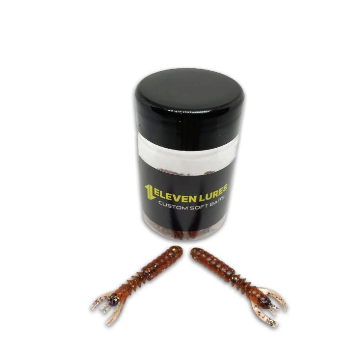 Силиконовая приманка Eleven Lures ScareCraw 1,7in43мм - Bronze Pumpkin