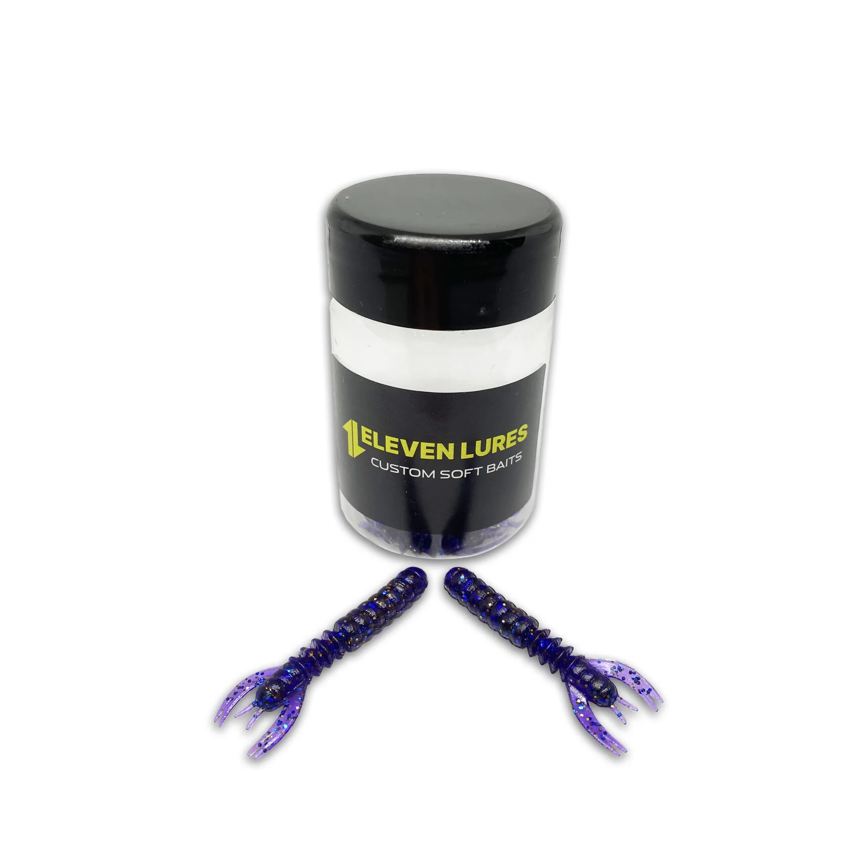 Силиконовая приманка Eleven Lures ScareCraw 1,7in43мм - Grape Purple