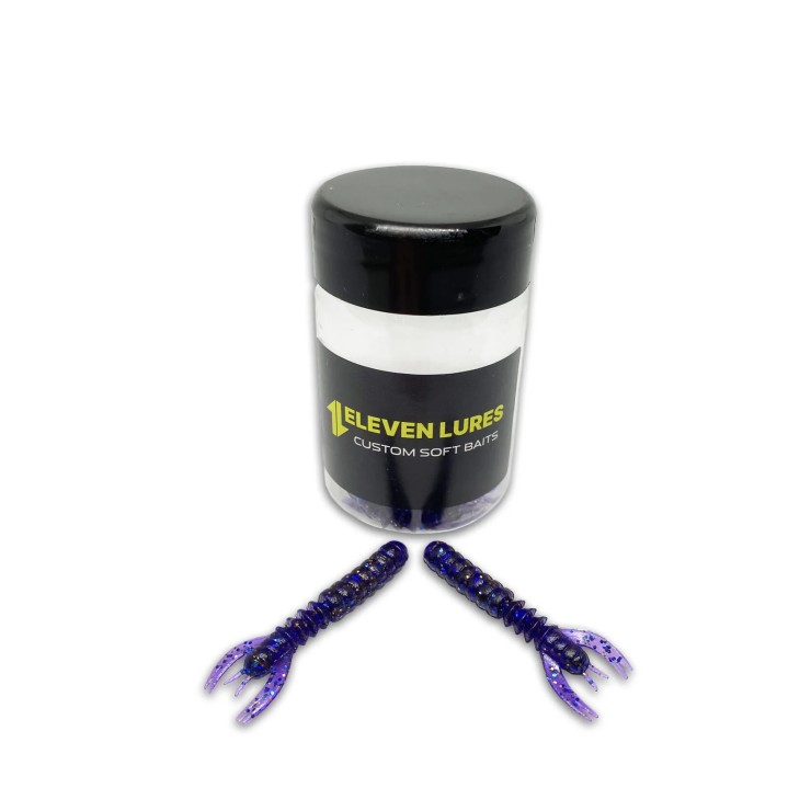 Силиконовая приманка Eleven Lures ScareCraw 1,7in43мм - Grape Purple