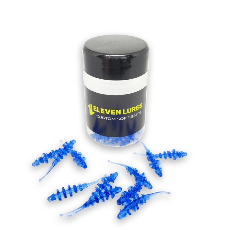 Силиконовая приманка Eleven Lures Micro Trap 1,5in38мм - Ocean Blue