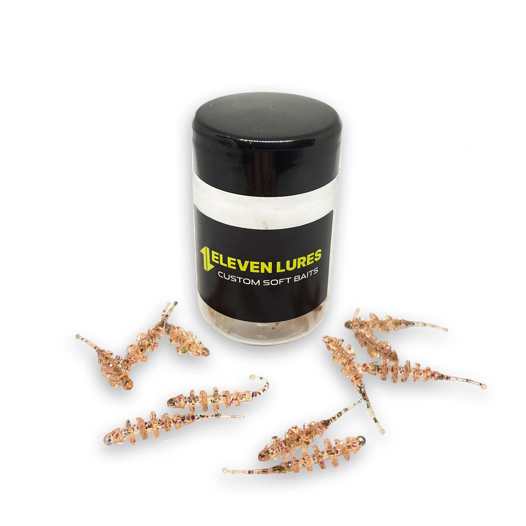 Силиконовая приманка Eleven Lures Micro Trap 1,5in38мм - Sandy Pumpkin