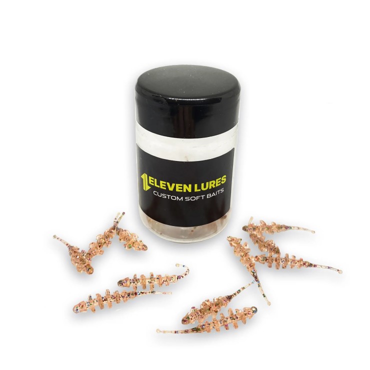 Силиконовая приманка Eleven Lures Micro Trap 1,5in38мм - Sandy Pumpkin