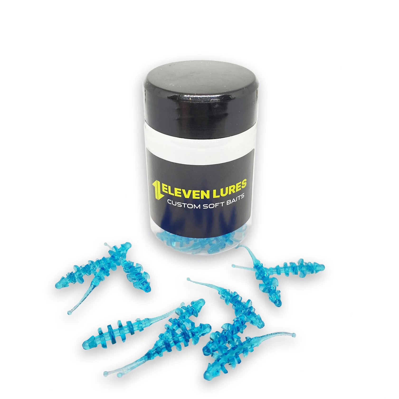 Силиконовая приманка Eleven Lures Micro Trap 1,5in38мм - Sapphire Bombay