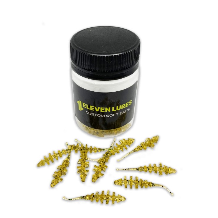 Силиконовая приманка Eleven Lures Micro Trap 1,5in38мм - Irish Lager