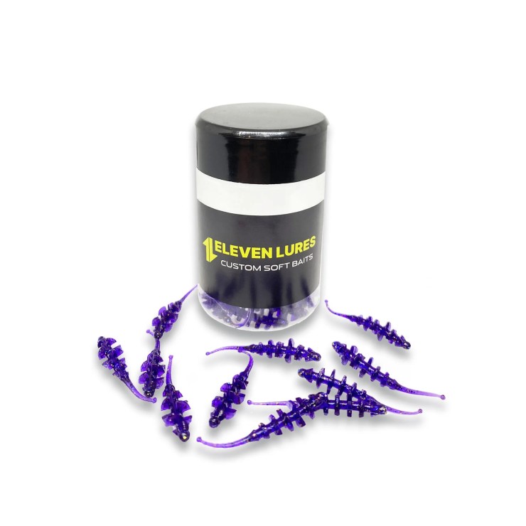 Силиконовая приманка Eleven Lures Micro Trap 1,5in38мм - Deep Purple