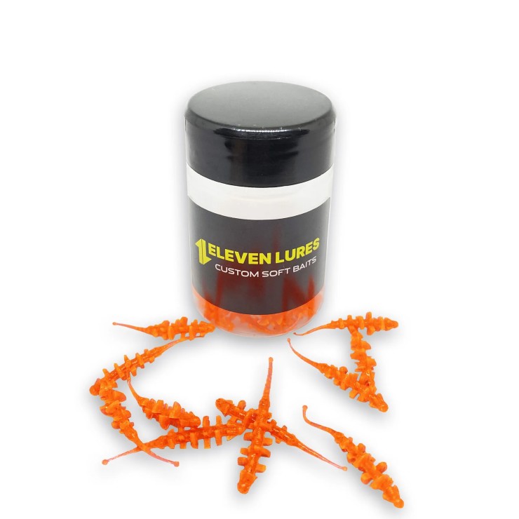 Силиконовая приманка Eleven Lures Micro Trap 1,5in38мм - Carrot Orange