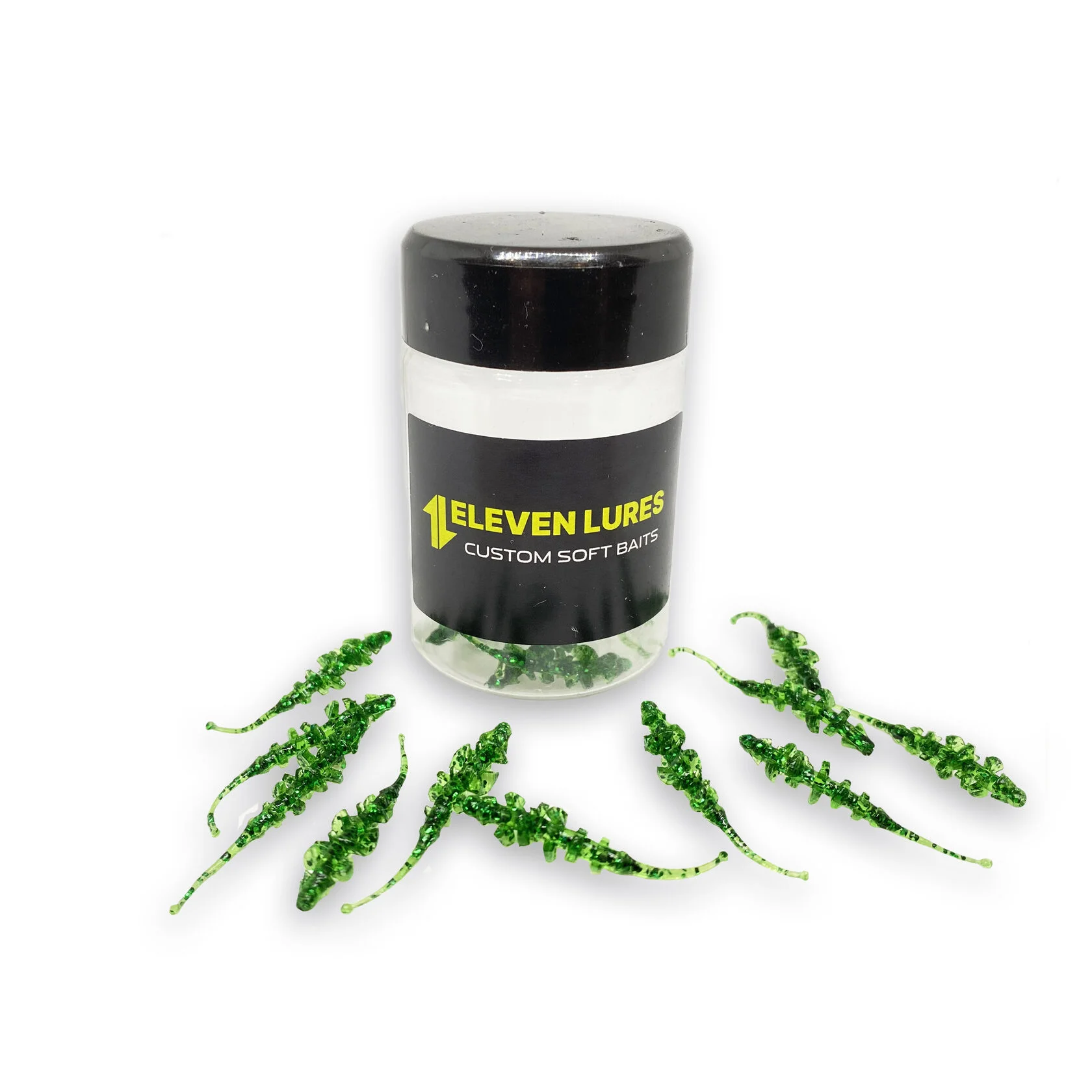 Силиконовая приманка Eleven Lures Micro Trap 1,5in38мм - Emerald Green