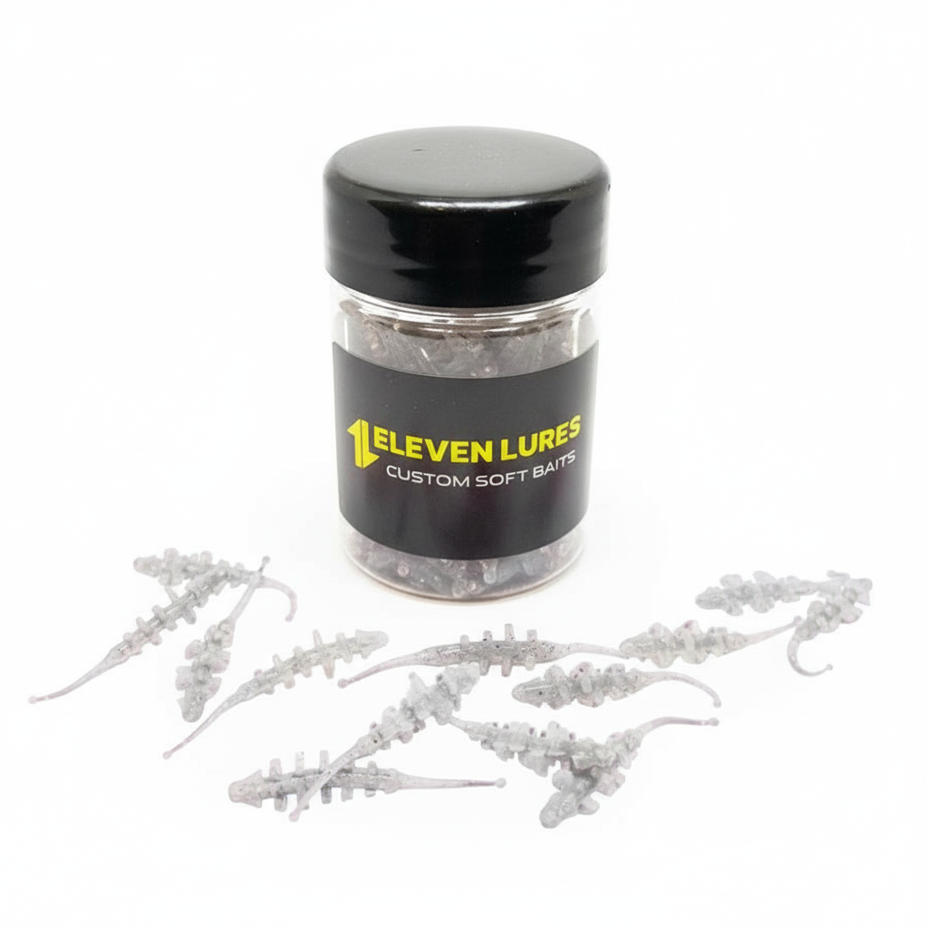 Силиконовая приманка Eleven Lures Micro Trap 1,5in38мм - Frozen White