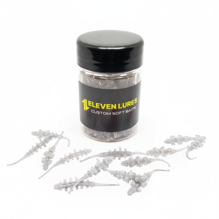 Силиконовая приманка Eleven Lures Micro Trap 1,5in38мм - Frozen White