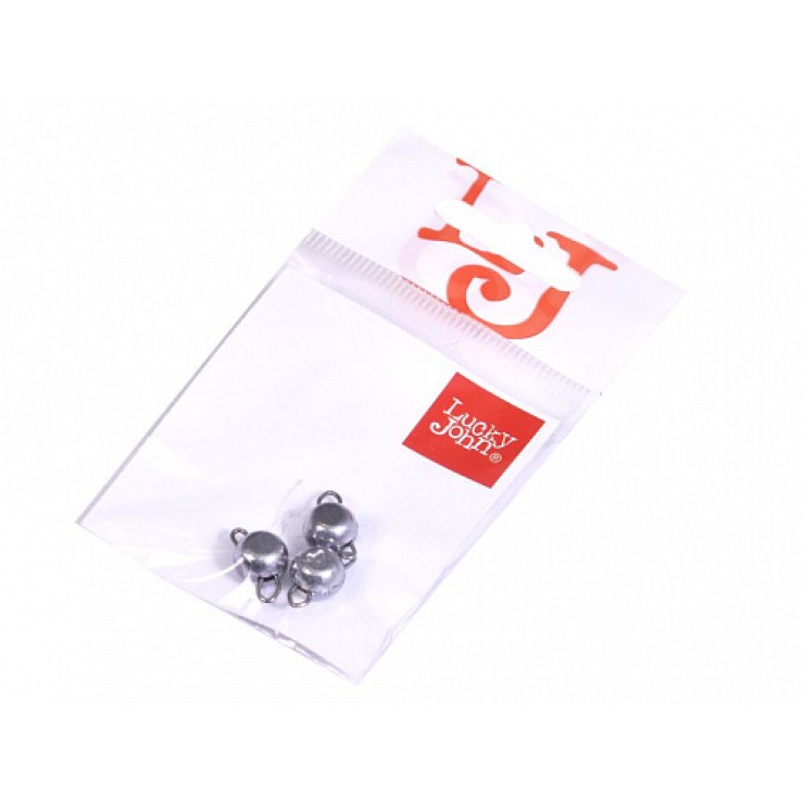 Груз Lucky John Ball 4гр - 3шт - серебристый