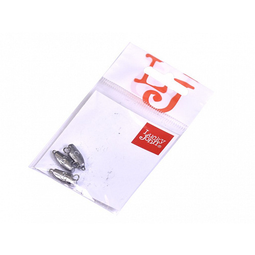 Груз Lucky John JIG ROVER 3гр - 3шт - серебристый