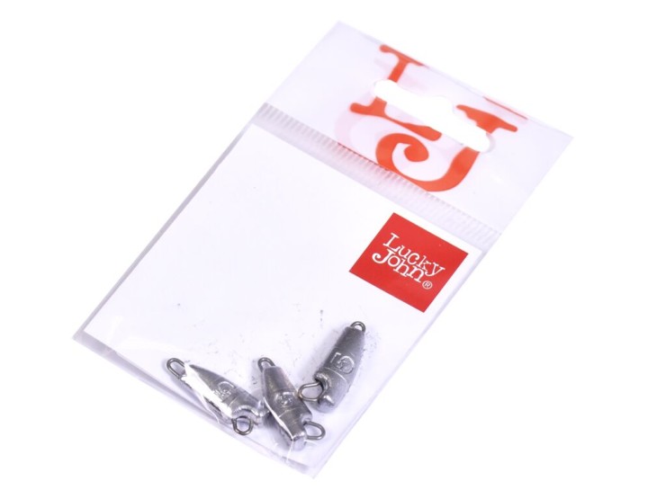 Груз Lucky John JIG ROVER 5гр - 3шт - серебристый