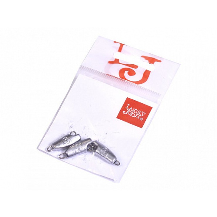 Груз Lucky John JIG ROVER 6гр - 3шт - серебристый