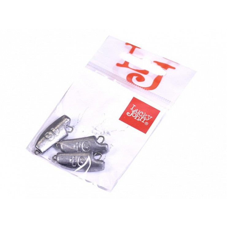 Груз Lucky John JIG ROVER 16гр - 3шт - серебристый