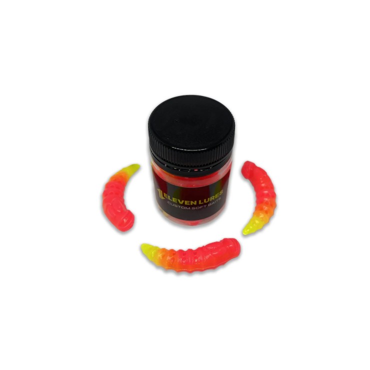 Силиконовая приманка Eleven Lures Leench 1,5in38мм - Pinky Lemon