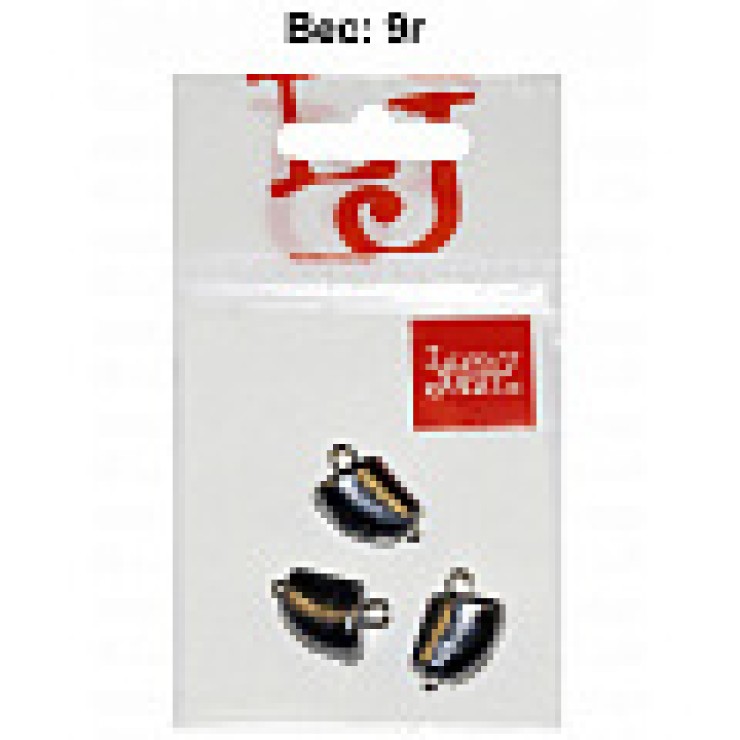 Груз Lucky John CLOVE SMALL 9гр - 3шт - серебристый