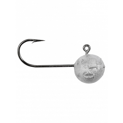 Джиг-головка Lucky John MJ ROUND HEAD #6 - 3,5гр - 25шт - серебристый