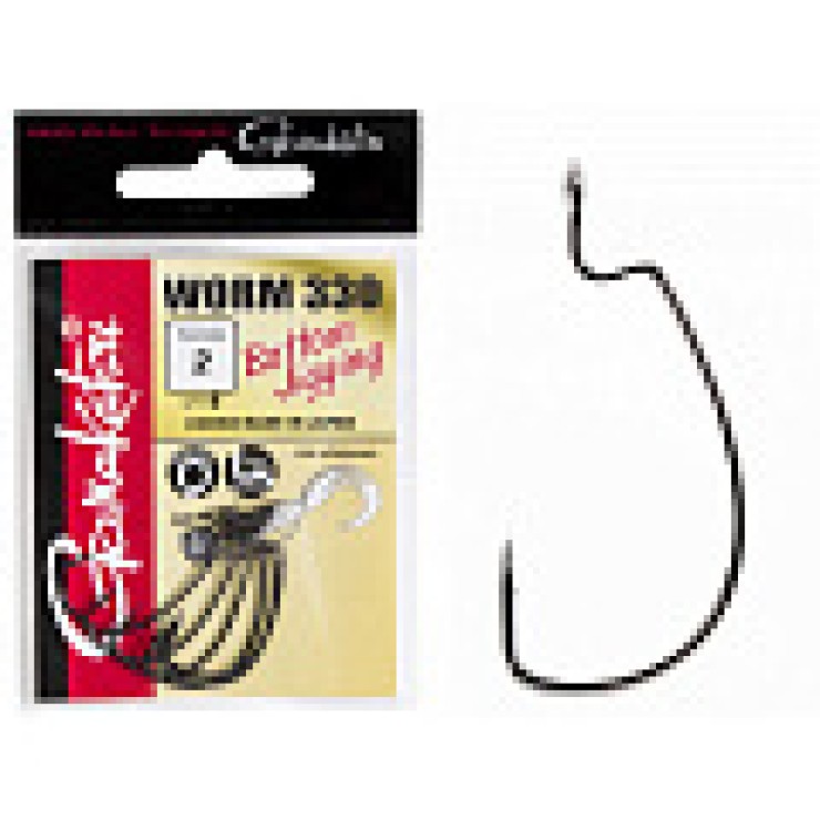 Крючки офсетные Gamakatsu Worm 330 BOTTOM JIGGING HOOK #2 - серебристый