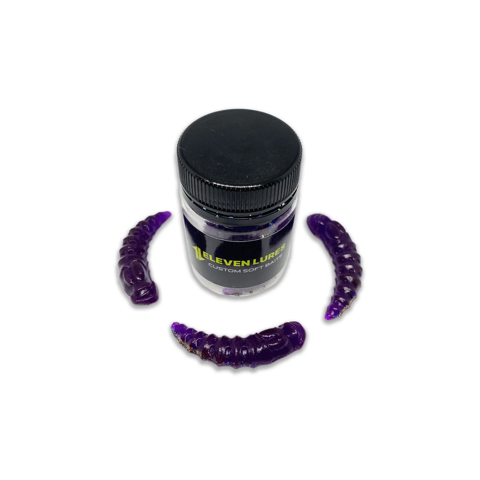 Силиконовая приманка Eleven Lures Leench 1,5in38мм - Deep Purple