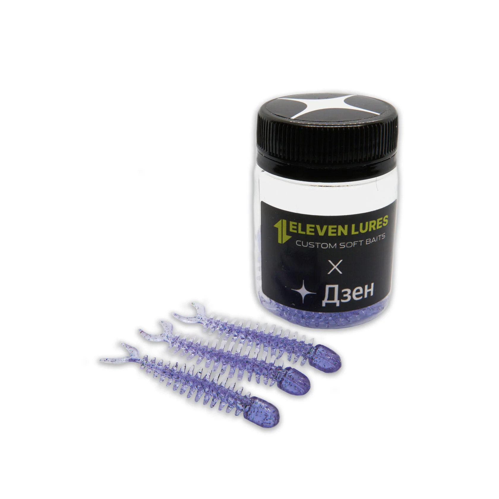 Силиконовая приманка Eleven Lures Dzen 2,2in55мм - Peony