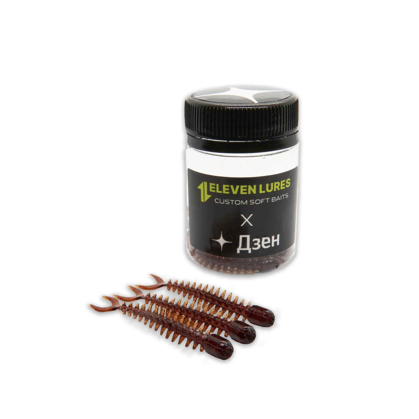 Силиконовая приманка Eleven Lures Dzen 2,2in55мм - Cola Burst