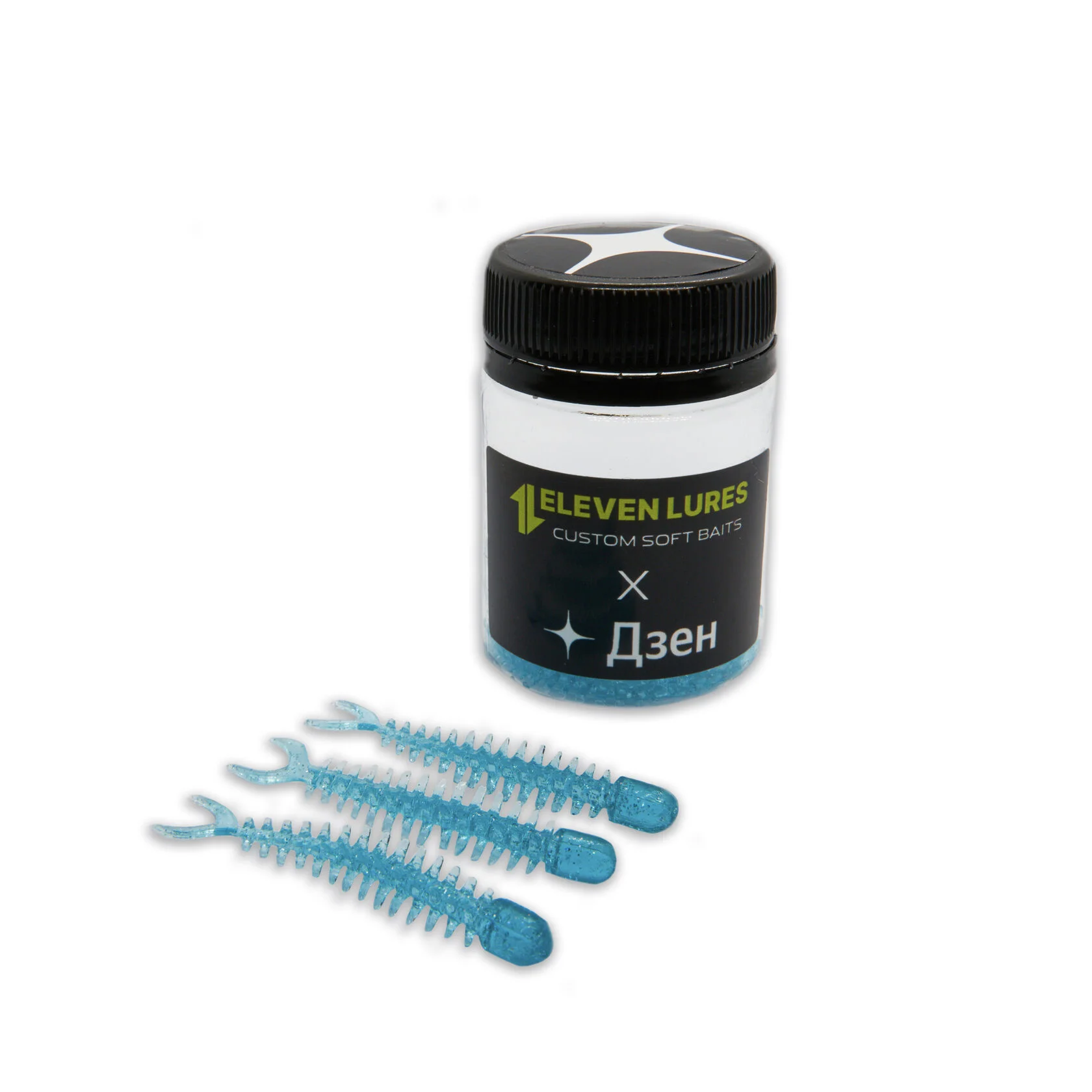 Силиконовая приманка Eleven Lures Dzen 2,2in55мм - Bombay Sapphire