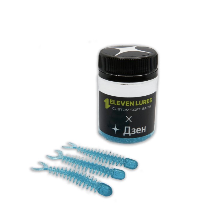 Силиконовая приманка Eleven Lures Dzen 2,2in55мм - Bombay Sapphire